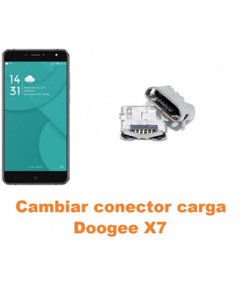 Cambiar conector carga Doogee X7
