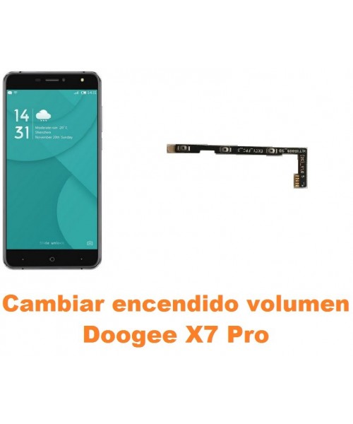 Cambiar encendido y volumen Doogee X7 Pro