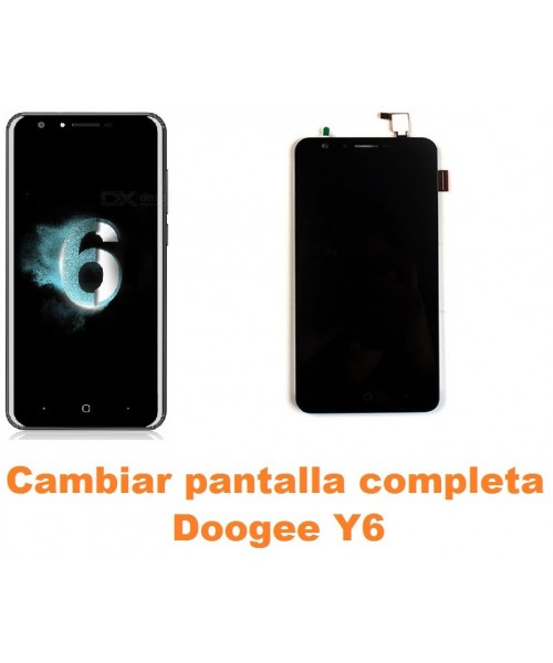 Cambiar pantalla completa Doogee Y6