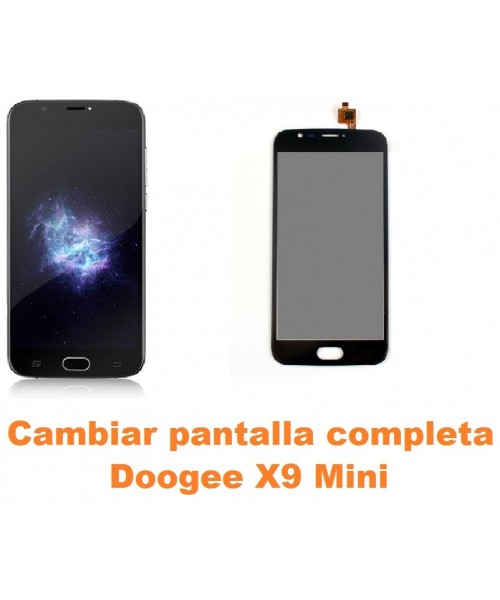 Cambiar pantalla completa Doogee X9 Mini