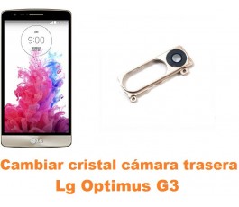 Cambiar cristal cámara trasera Lg Optimus G3 D855