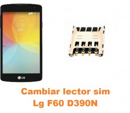 Cambiar lector sim Lg F60 D390N