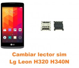 Cambiar lector sim Lg Leon H320 H340N