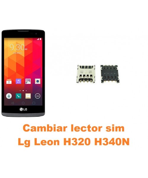 Cambiar lector sim Lg Leon H320 H340N