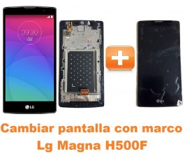 Cambiar pantalla completa con marco Lg Magna H500F