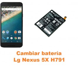 Cambiar batería Lg Nexus 5X H791