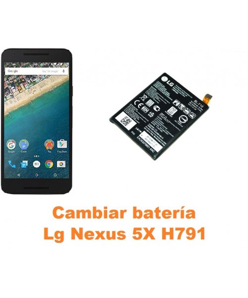 Cambiar batería Lg Nexus 5X H791