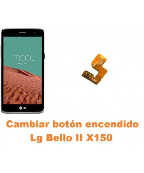 Cambiar botón encendido Lg Bello II X150