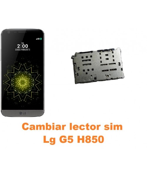 Cambiar lector sim Lg G5 H850