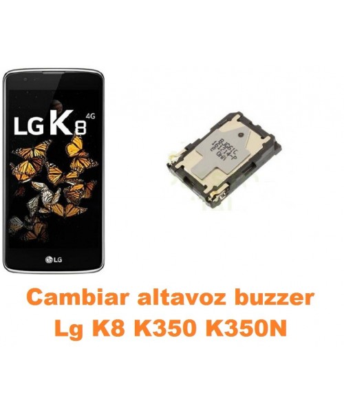 Cambiar altavoz buzzer Lg K8 K350 K350N