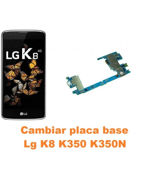 Cambiar placa base Lg K8 K350 K350N