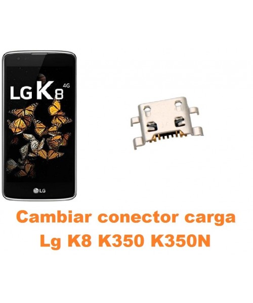 Cambiar conector carga Lg K8 K350 K350N