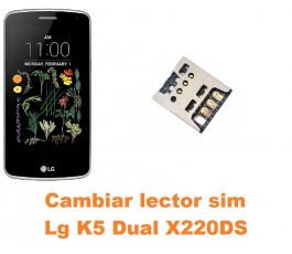 Cambiar lector sim Lg K5 Dual X220DS