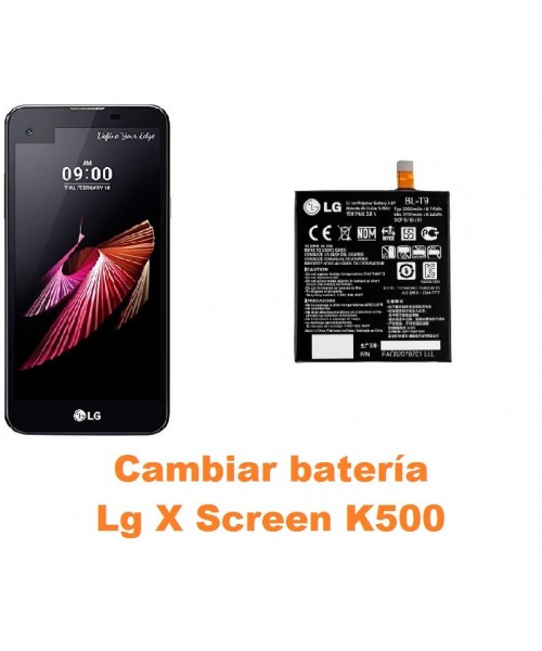 Cambiar batería Lg X Screen K500