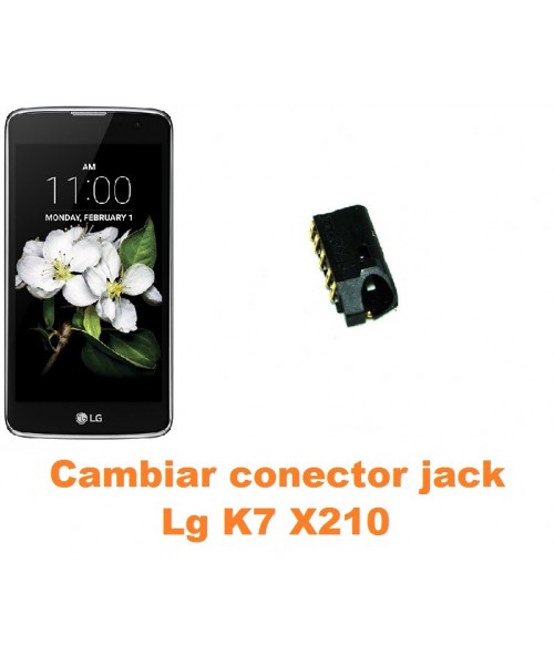 Cambiar conector jack Lg K7 X210