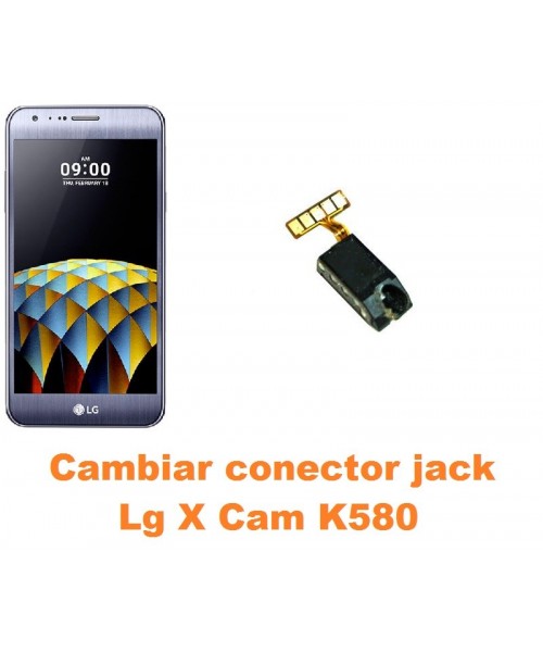 Cambiar conector jack Lg X Cam K580