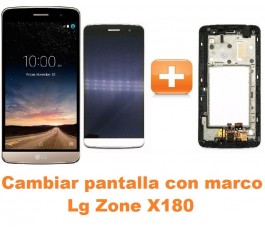 Cambiar pantalla completa con marco Lg Zone X180