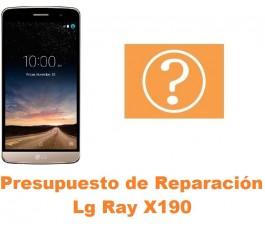 Presupuesto de reparación Lg Ray X190