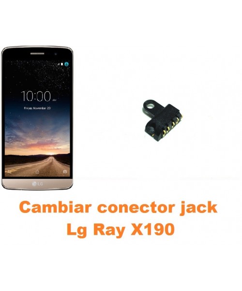 Cambiar conector jack Lg Ray X190