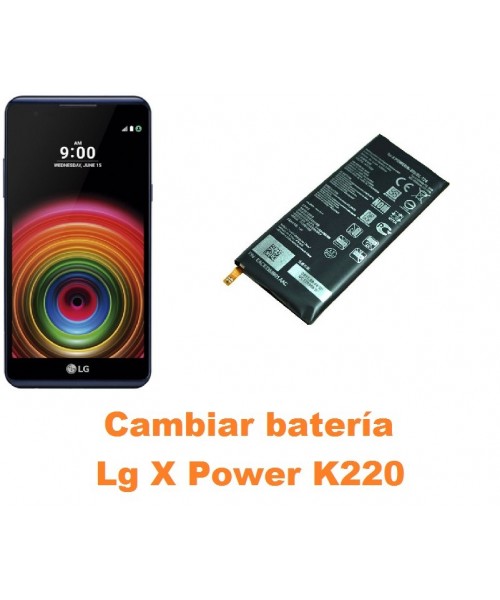 Cambiar batería Lg X Power K220