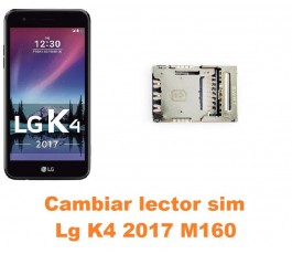 Cambiar lector sim Lg K4 2017 M160