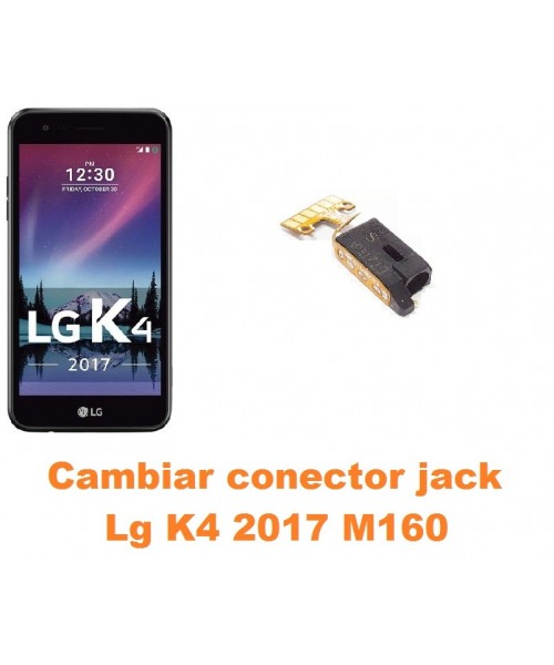 Cambiar conector jack Lg K4 2017 M160