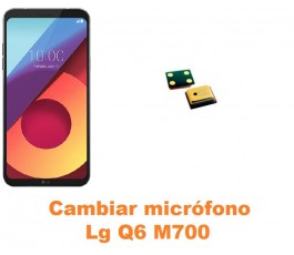 Cambiar micrófono Lg Q6 M700