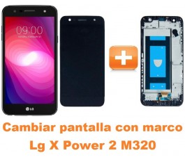 Cambiar pantalla completa con marco Lg X Power 2 M320