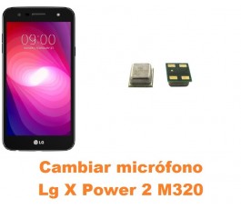 Cambiar micrófono Lg X Power 2 M320