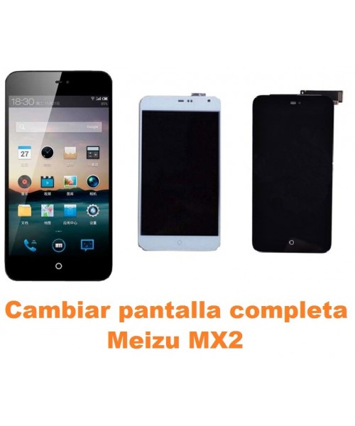 Cambiar pantalla completa Meizu MX2