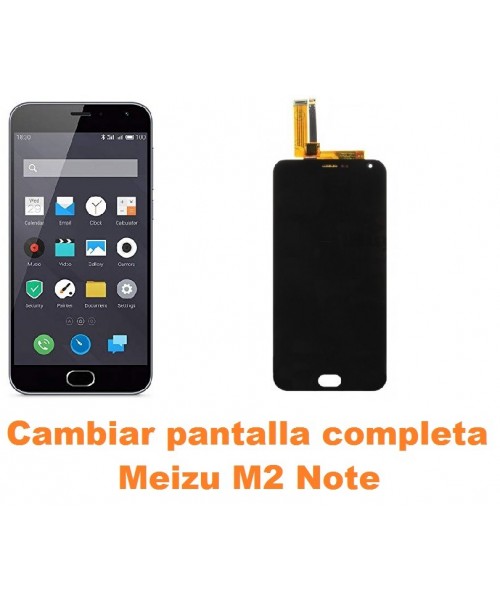 Cambiar pantalla completa Meizu M2 Note