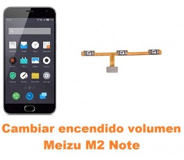 Cambiar encendido y volumen Meizu M2 Note