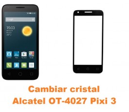 Cambiar cristal pantalla Alcatel Pixi 3 (4.5) OT-4027