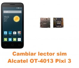 Cambiar lector sim Alcatel Orange Rise 30 OT-4013