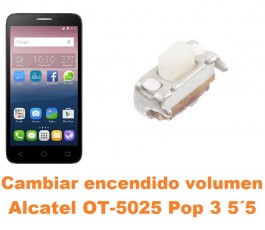 Cambiar encendido y volumen Alcatel OT-5025 Pop 3 5.5´