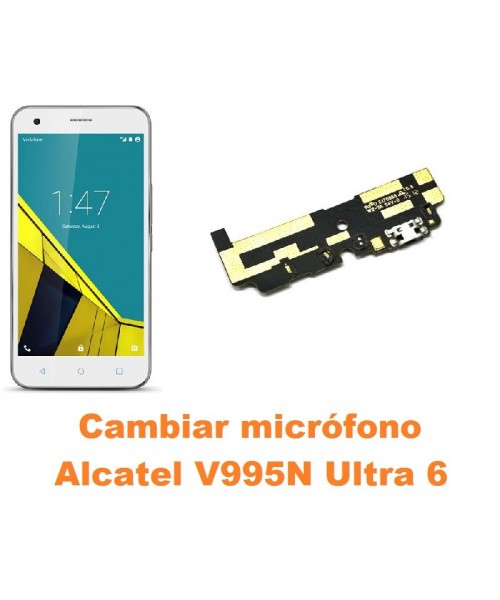 Cambiar micrófono Alcatel V995N