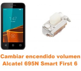 Cambiar encendido y volumen Alcatel 695N Smart First 6