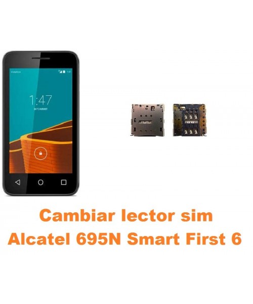 Cambiar lector sim Alcatel 695N Smart First 6