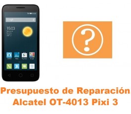 Presupuesto de reparación Alcatel Orange Rise 30 OT-4013