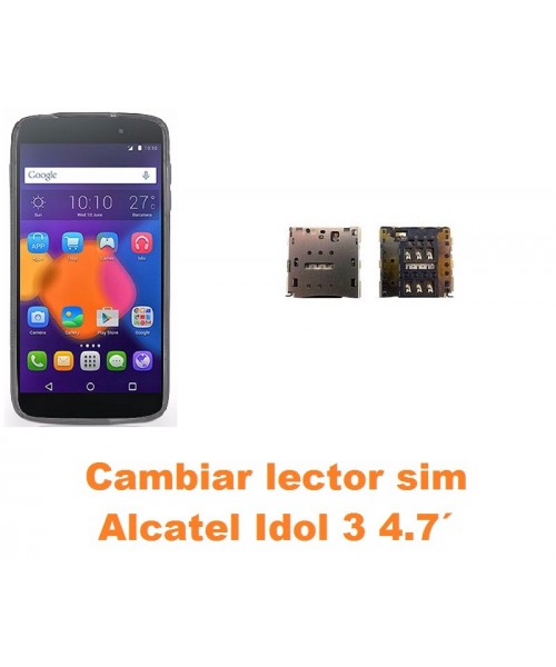 Cambiar lector sim Alcatel Idol 3 4.7