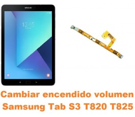 Cambiar encendido y volumen Samsung Tab S3 T820 T825