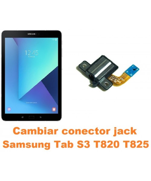 Cambiar conector jack Samsung Tab S3 T820 T825