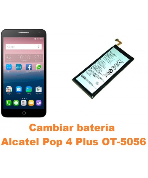 Cambiar batería Alcatel OT-5056 Pop 4 Plus