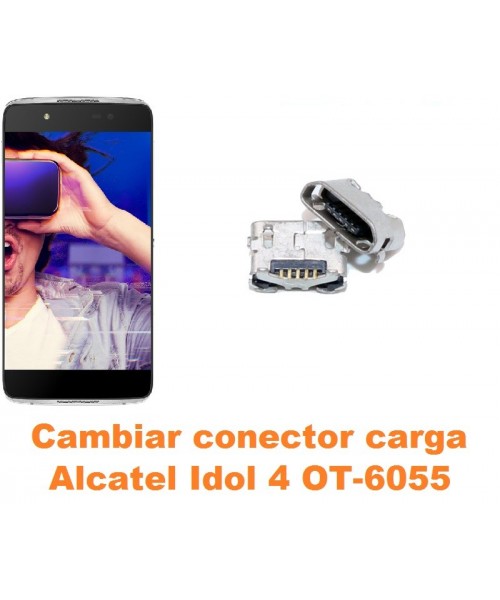 Cambiar conector carga Alcatel OT-6055 Idol 4