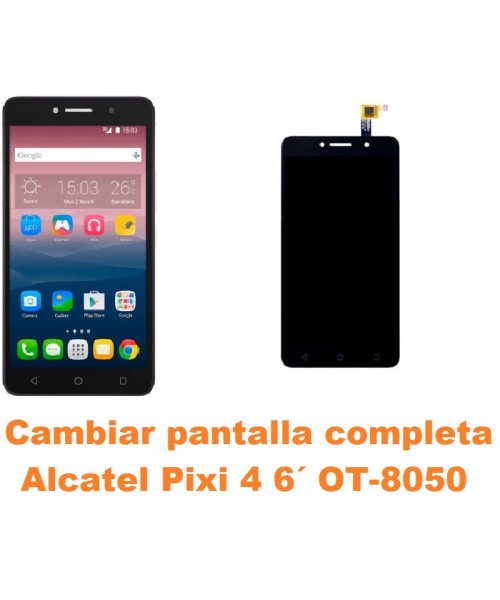 Cambiar pantalla completa Alcatel OT-8050D Pixi 4