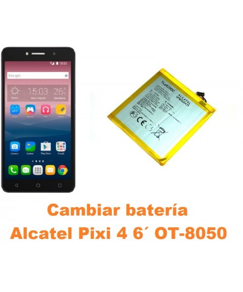 Cambiar batería Alcatel OT-8050D Pixi 4