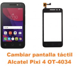 Cambiar pantalla táctil cristal Alcatel OT-4034 Pixi 4 4´