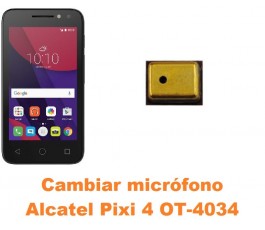 Cambiar micrófono Alcatel OT-4034 Pixi 4 4´