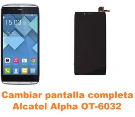 Cambiar pantalla completa Alcatel OT-6032 Alpha