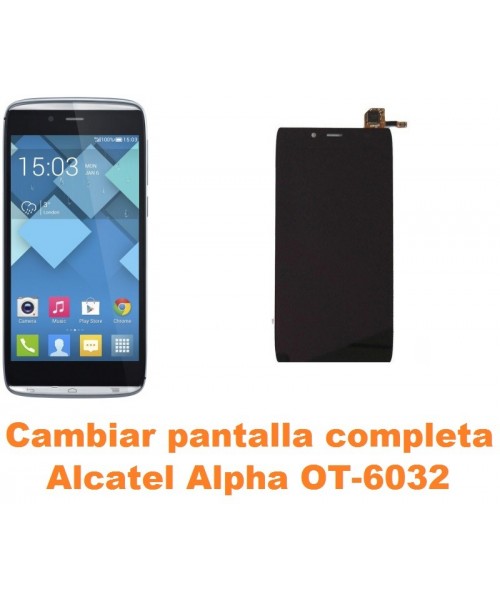 Cambiar pantalla completa Alcatel OT-6032 Alpha